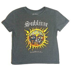 Sublime Long Beach CA Graphic Band T-Shirt Women’s Medium Retro Rock Tee